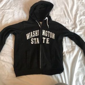 Washington State Hoodie Zip Up Women’s Size Small